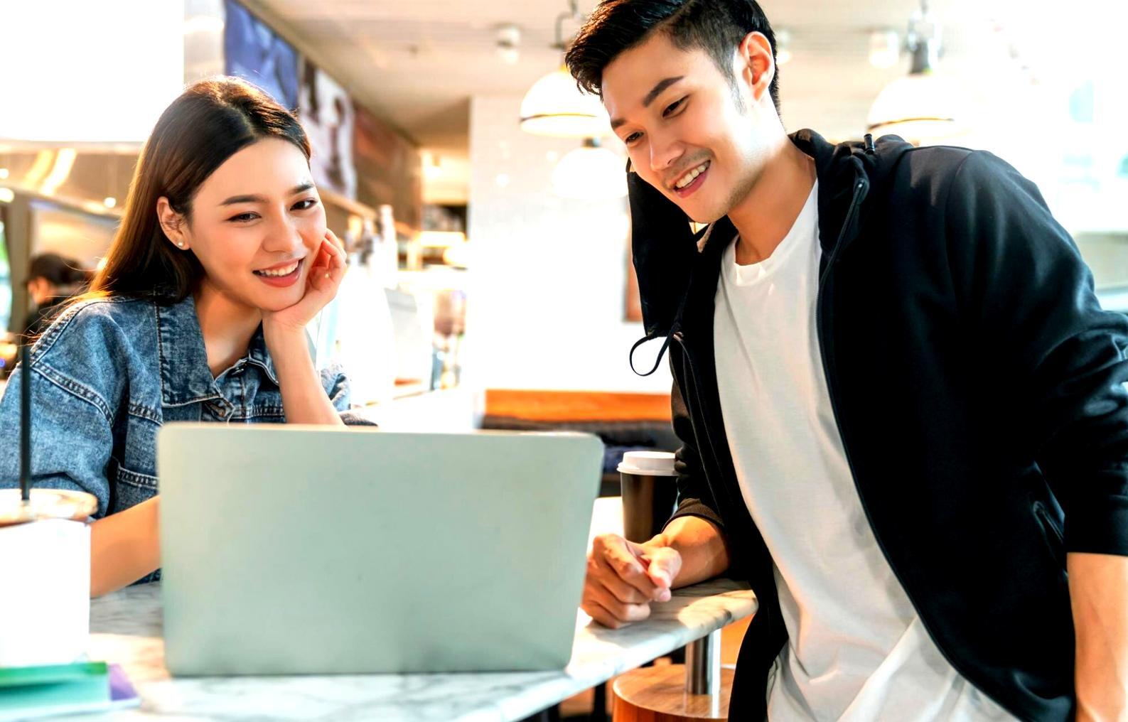 Support team assisting with technical questions